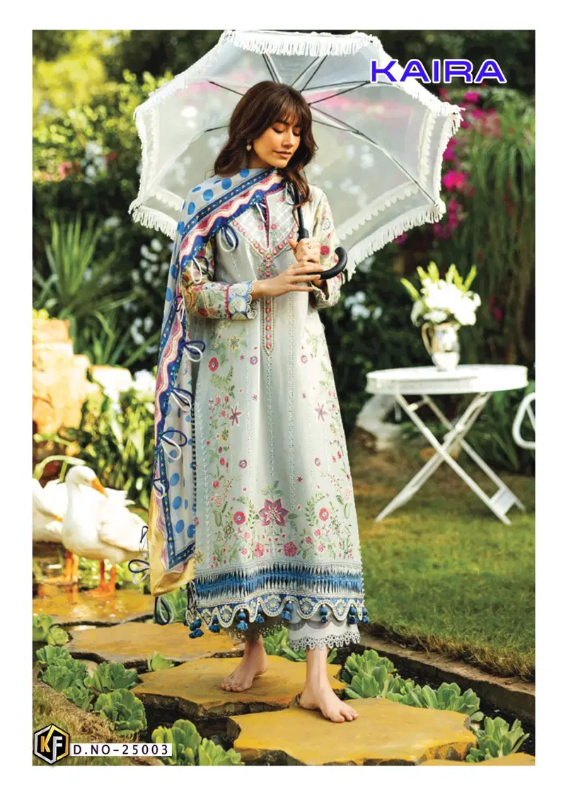 Kaira Vol 25 By Keval Lawn Karachi Cotton Dress Material Suppliers In India